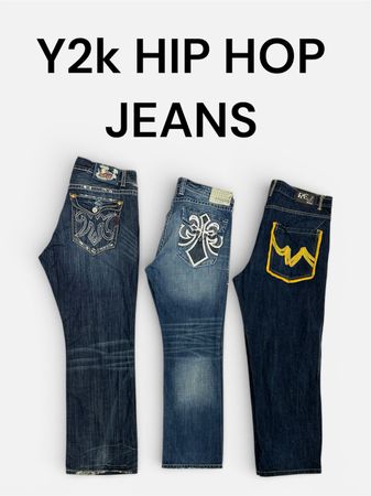 Y2k hip hop jeans