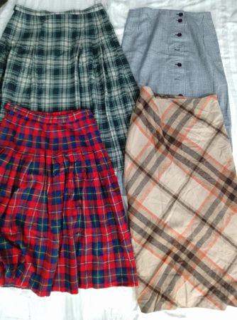 CR6401 Y2K Wool Skirts