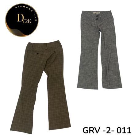 Authentic Y2K Mix Poly Pant Skirt | Vintage 2000s Streetwear Style (GRV-2-011)