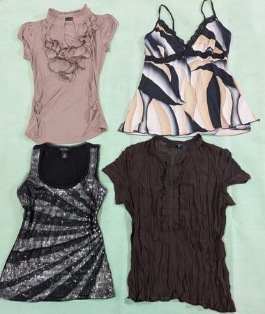 DESIGNER TOPS ( BRANDS INCULOADED) heart soul, white black, color me red,etc