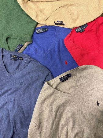 ralph lauren: the ivy league v-neck sweater bundle
