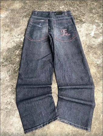 Hip hop baggy jean