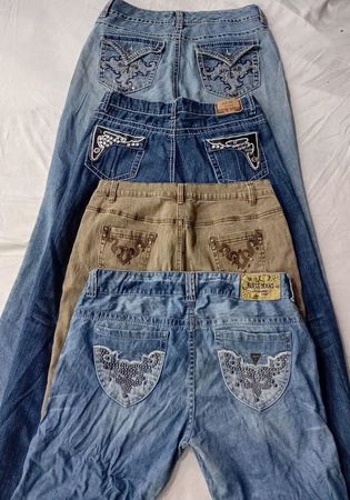 CR6411 Y2K Flare Jeans