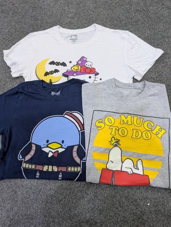 CRZ1763 Cartoon Print T-Shirts