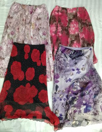 CR6417 Y2K Poly Skirts