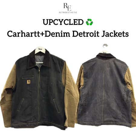 Upcycled Carhartt+Denim Detroit Jackets
