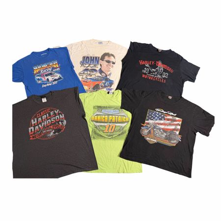 Nascar & Harley Davidson Printed Tees