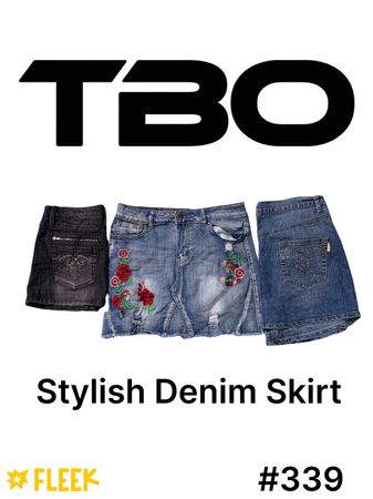 Stylish Denim Skirt    #339