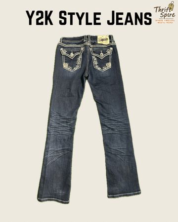 Y2K Britney-Era Embellished Jeans (Including Silver, Vigoss, LA Idol) - [TS-0404]