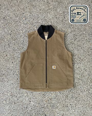 Upcycled Carhartt Utility Vest