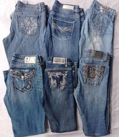 CR6431 Y2K Flare / Straight Jeans