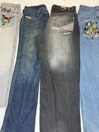 Hip Hop Designer Gothic Jeans | V-T310