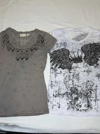 Y2K Gothic Baby Tees | V-T334