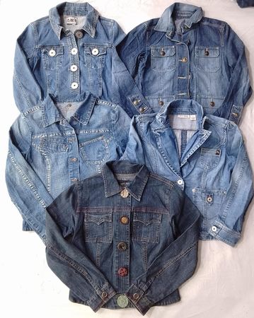 CR6439 Y2K Ladies Denim Jackets