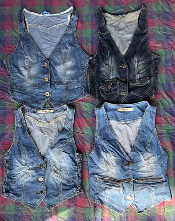 Denim waistcoat 22 pieces