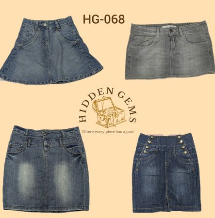 Y2K IT girl era denim skirts (HG-068)