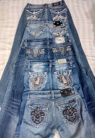 CR6446 Vintage Miss Me Flare Jeans