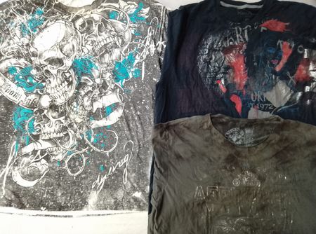 CR6456 Vintage Skull T-Shirts