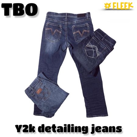 Y2K Detailing Jeans