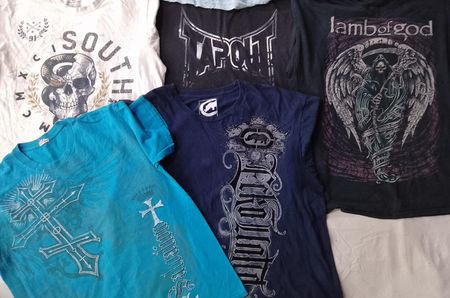 CR6458 Vintage Skull T-Shirts