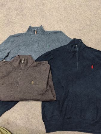 Polo raulph Lauren halfzip sweaters 20 pieces