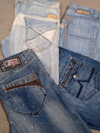 #238 Men Baggy Hip-hop Jeans