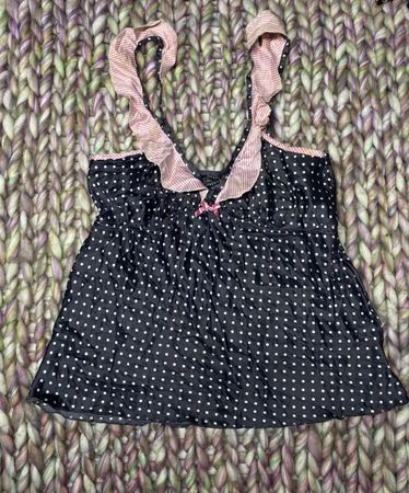 camisole top with lace trim