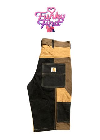 Shorts en toile de charpentier Carhartt recyclés.