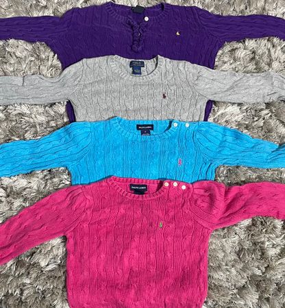 Ralph Lauren cable knit kids
