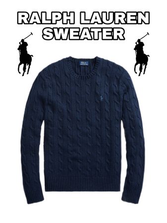 Ralph Lauren cabil knit