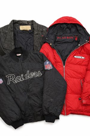 「メンズブランドヴィンテージジャケット（PLAYBOY、Raiders、など！）」