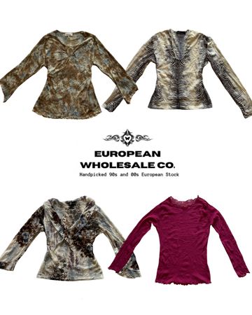 Y2K Fairy Dreams Mesh Tops