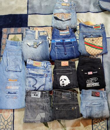 SOUTH POLE ECKO UNTLD AND OTHER BRANDS HIP-HOP JEAN(11)