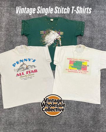 ビンテージシングルステッチTシャツ - (08/02)