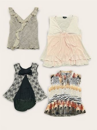 Yv216 ärmellose Bluse 8P