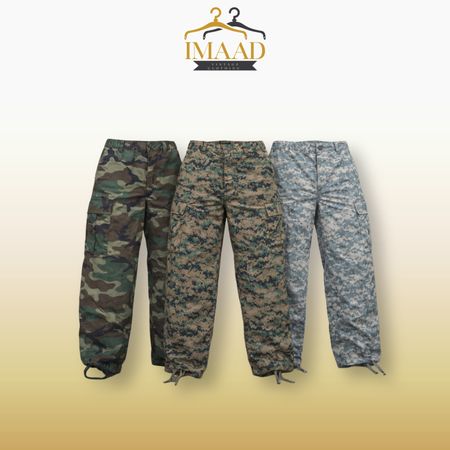 Pantalons cargo camouflage