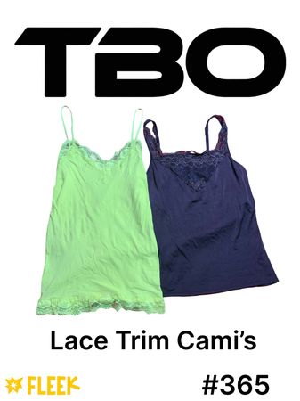 Lace Trim Cami     #365