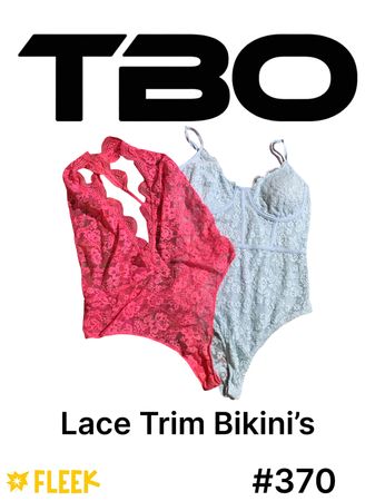 Lace Trim Bikini     #370