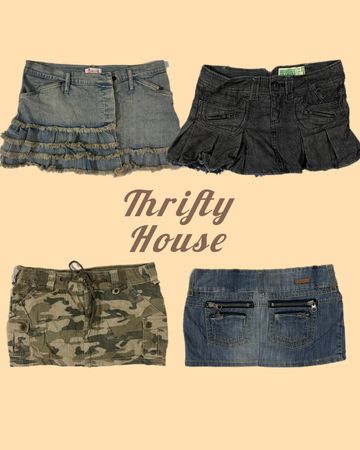 Soft Grunge Y2k Mini Röcke(TH/194)