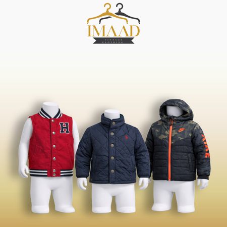Branded puffer jacket for kids and teens