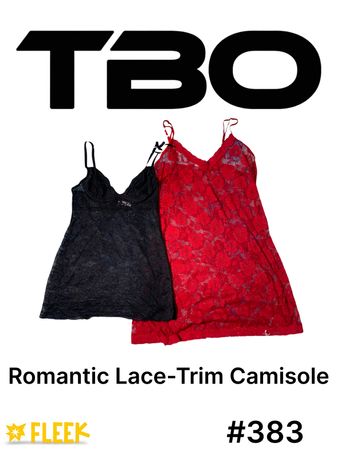 Canotta romantica con pizzo     #383