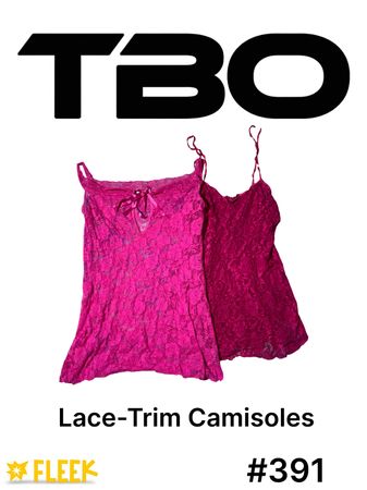 Lace Trim Camisole     #391