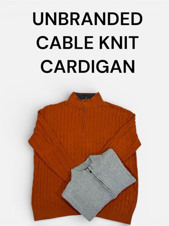 UNBRANDED CABLE KNIT CARDIGAN