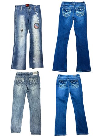 Y2K Jeans à la mode en vente 10 pcs à 487