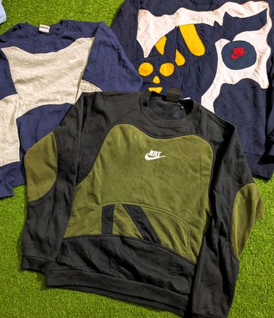 Upcycle Nike Patchwork sweatshirt