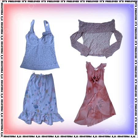 Vintage Floral Girl - Oberteile, Kleider, Rock (SS-1948)