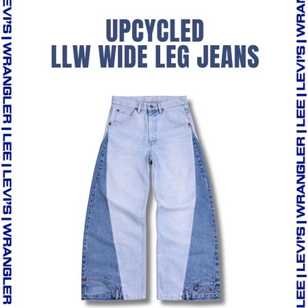 Jean large à empiècements LLW recyclé - Moq 15