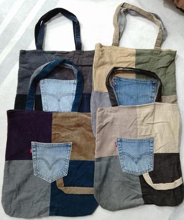 CR6479 アップサイクル リーバイス コーデュロイバッグ