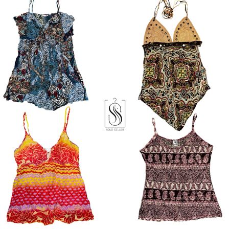 Y2K Grunge Cami Tops (SS-002)