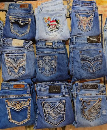 GRACE LA IDOL USA E ALTRI JEANS FLARE BOOTCUT (14)